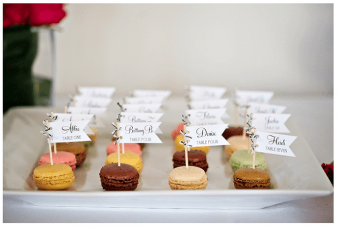 Macarons como postre para tu boda - Foto Dana Goodson Photography