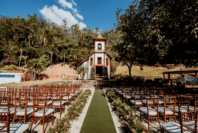 Villa Capão casamento ao ar livre Sabará