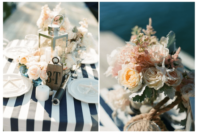 Una decoración con rayas en tu boda - Foto Alea Lovely Photography