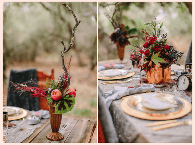 Winter-inspired engagement shoot