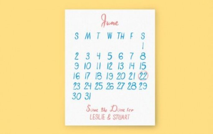 Safe the Date-Kalender