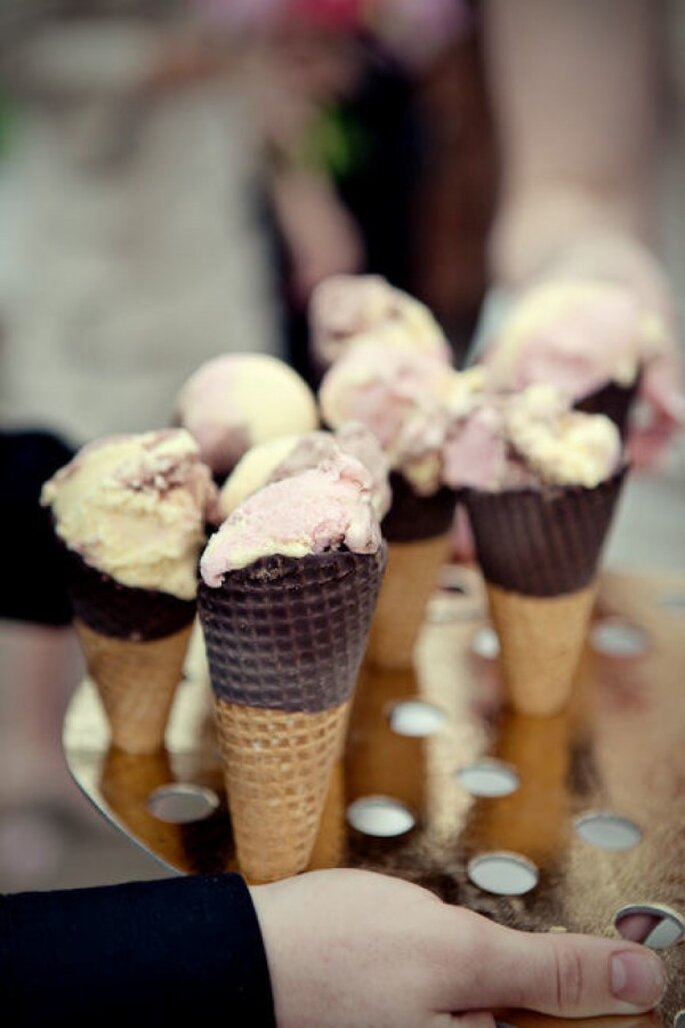 Los helados deleitarán el paladar de los invitados más exigentes - Foto Marianne Taylor Photography