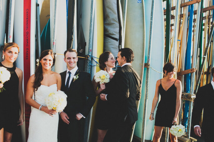 Una boda shabby chic en California. Foto: Chaz Cruz Photographer
