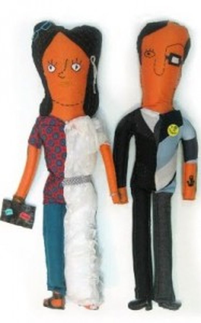 Conchita y Manuel, muñecos personalizados de La Muniequera