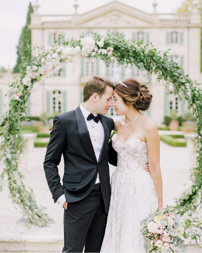 chignon de mariée élégant