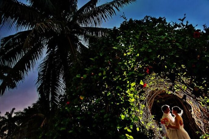 El contacto con la naturaleza en tus fotos de boda será sensacional - Foto Citlalli Rico Photography