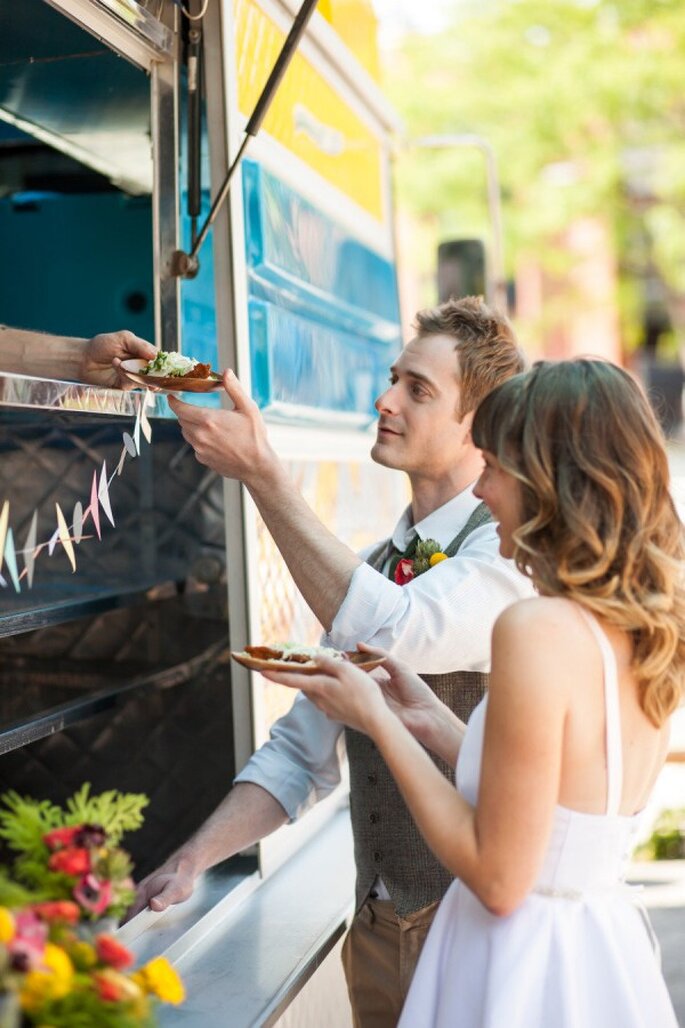 Food Truck en tu banquete de boda - Foto Lily Red Studio