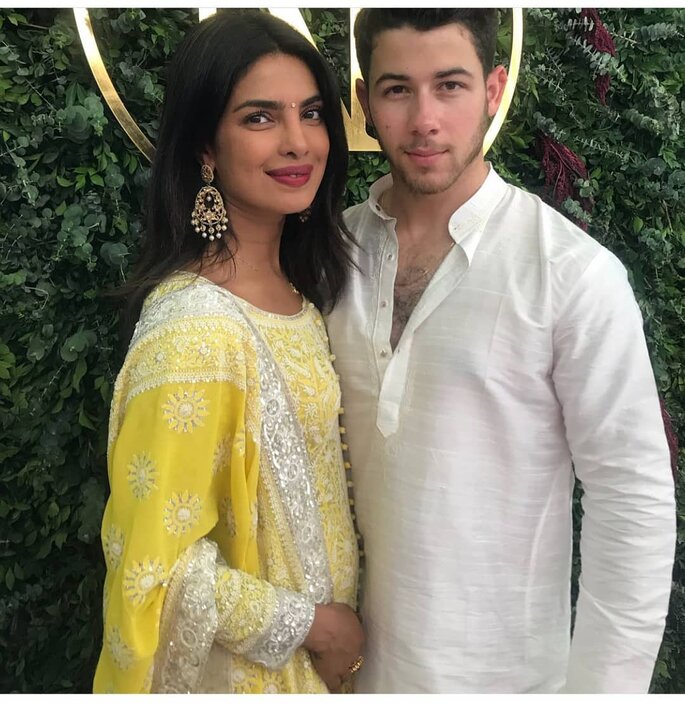 Priyanka Chopra, Nick Jonas at Akash Ambani & Shloka Mehta's Sangeet Party  | Vogue India | Vogue India