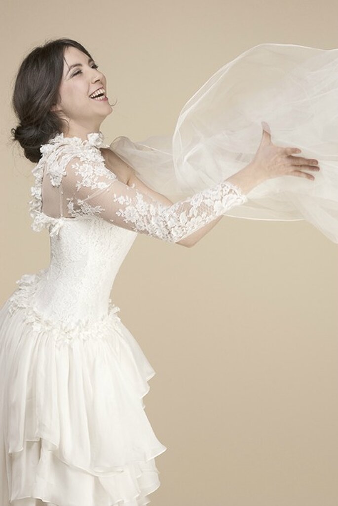 Robe de mariée sur mesure Steva Couture, modèle Sandra