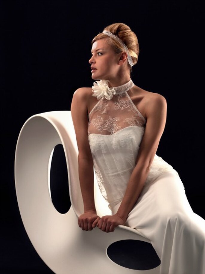 Robe de mariée Lambert Créations 2013, modèle Dolmen - Photo : Lambert Créations 