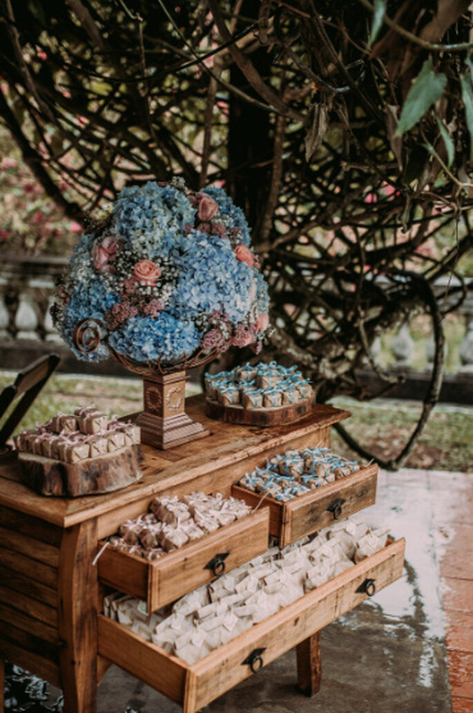 Decoração: DIY noivos e família da Noiva - Foto: Alecrim Fotografia