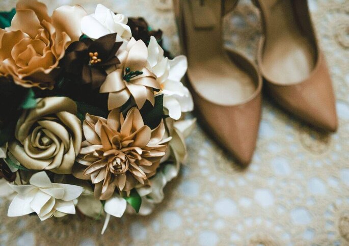 bouquet e scarpe