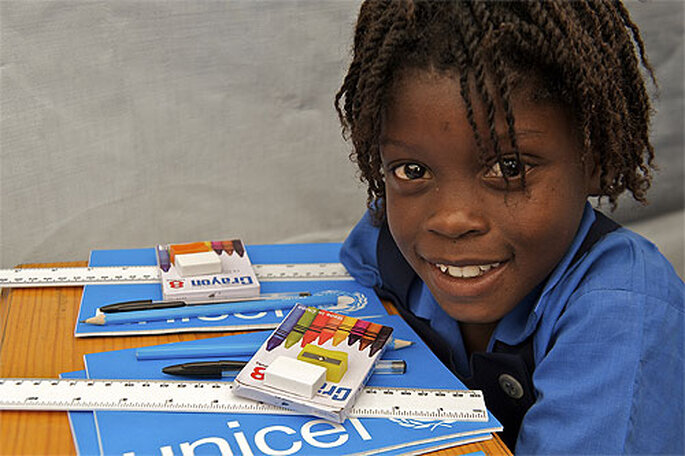 Haz un detalle solidario a tus invitados con UNICEF. Foto: UNICEF