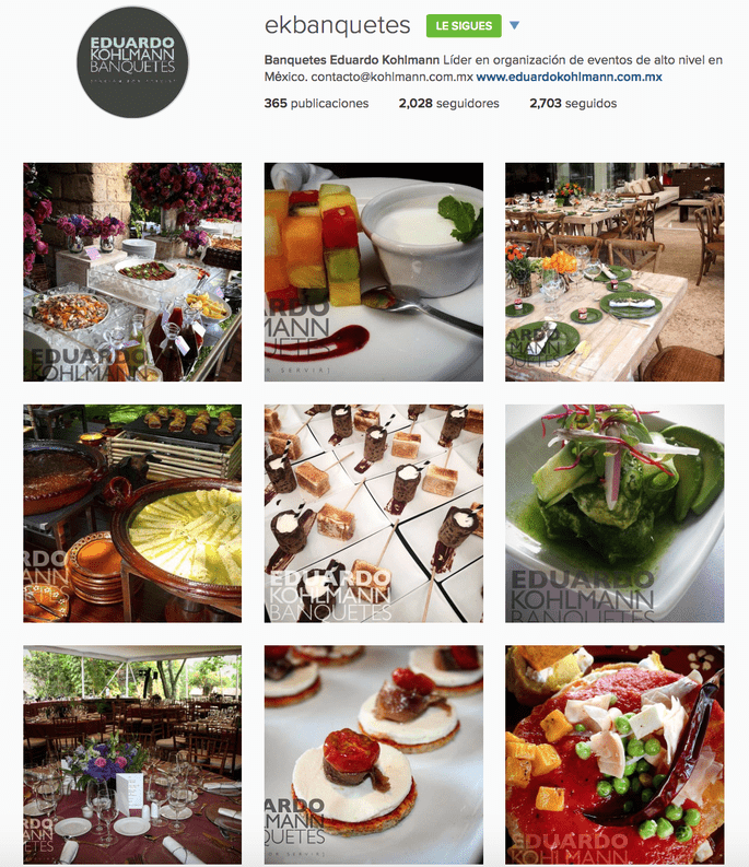 EK Banquetes Instagram