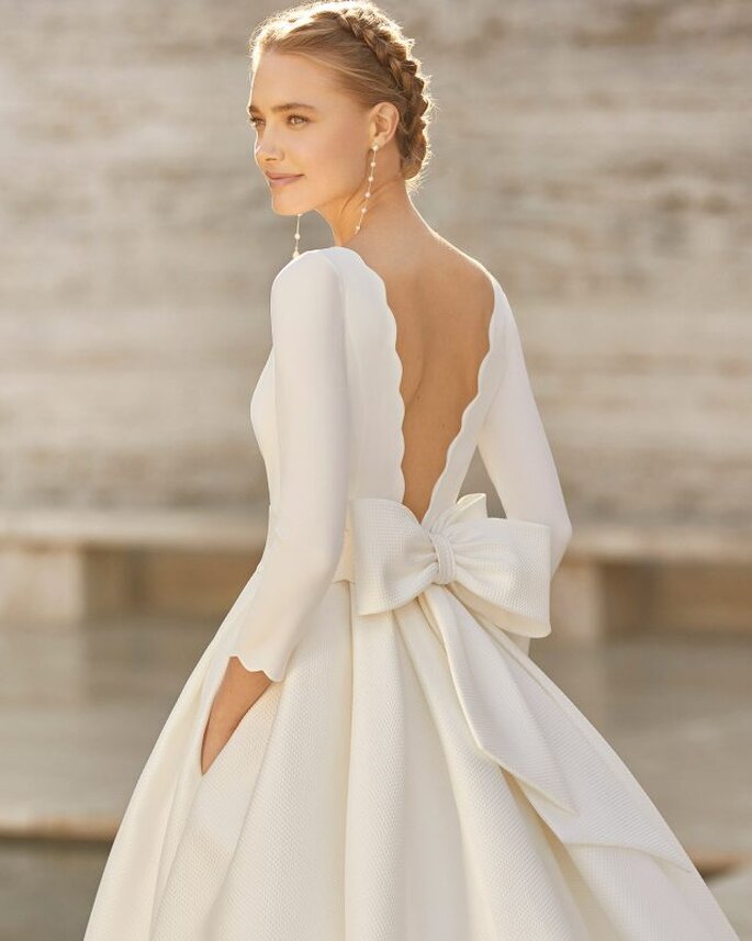 Más de 100 vestidos de novia sencillos 2023, diseños sencillos y súper  bonitos