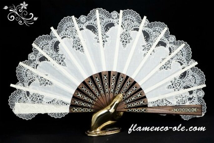 Abanico para novia- Foto: Flamenco olé