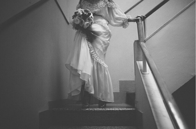 Mariage vintage chic. Photo: Infraordinario Studio Fotografico