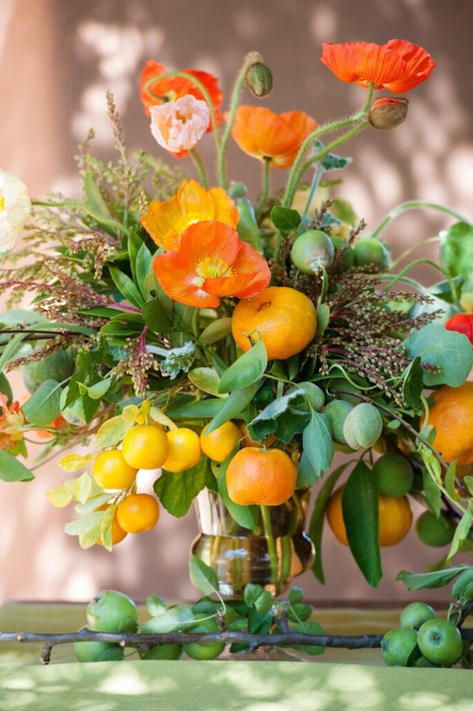 Frutas en la decoración de tu boda - Rebecca Gosselin Photography