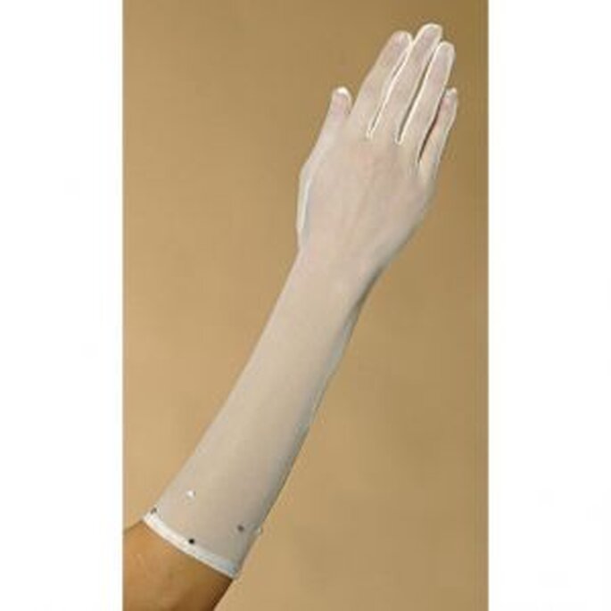 Gants de mariée en tulle chic et discret