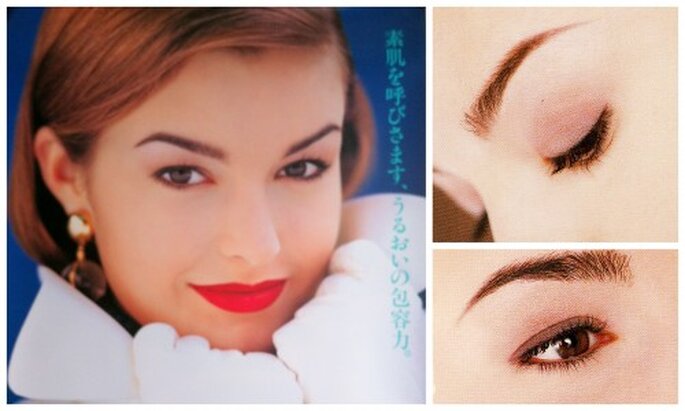 Imágenes de la campaña de cosméticos en la que me depilaron las cejas más de lo debido.