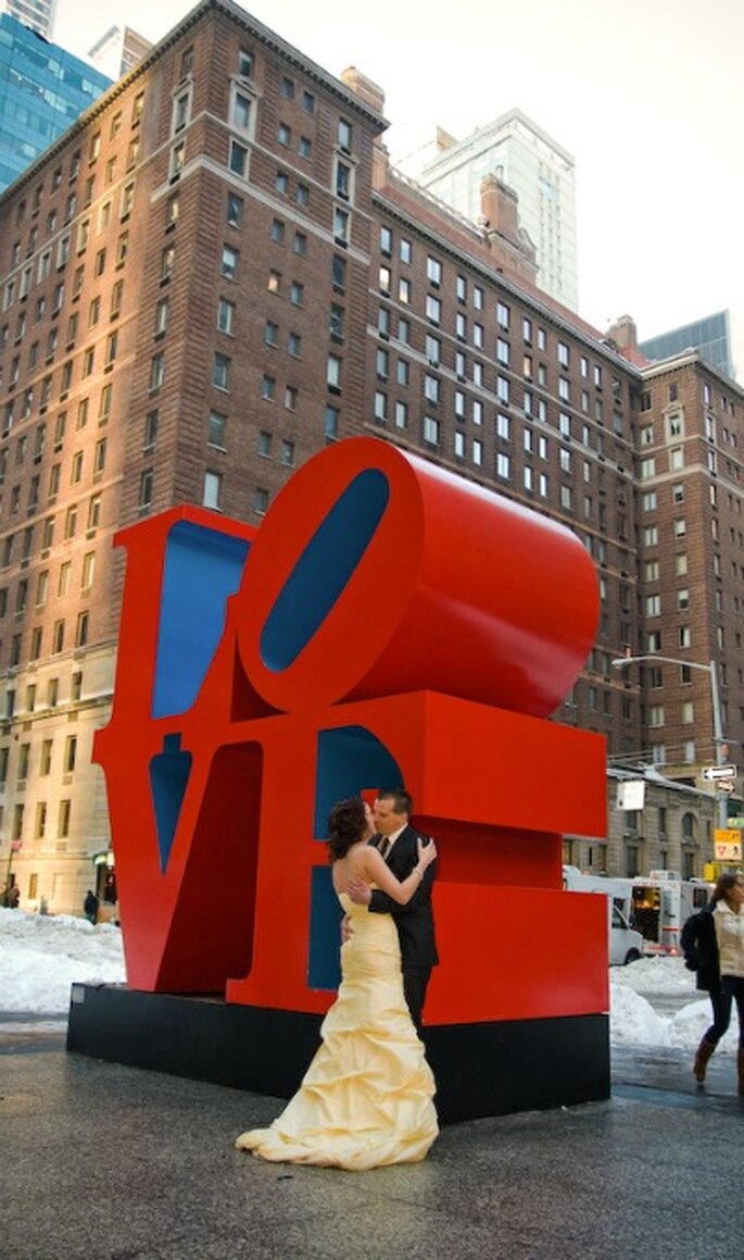 In New York wird die Liebe groß geschrieben. Heiraten Sie in New York, Foto - echtnewyork.com