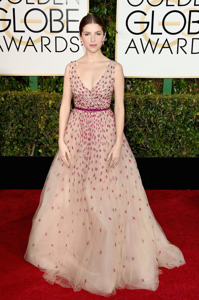 Las mejor vestidas de los Golden Globe Awards 2015 - Monique Lhuillier (Anna Kendrick)