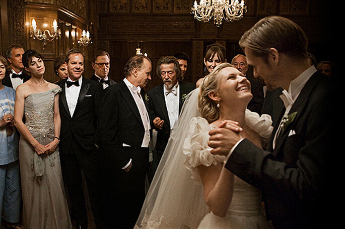Kirsten Dunst y Alexander Skarsgard se dan el 'sí quiero' en 'Melancholia'