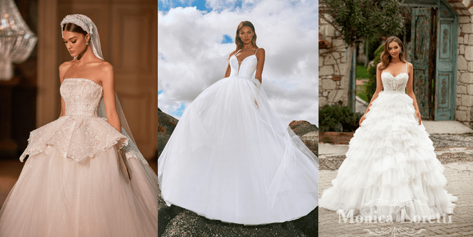 robe de mariée princesse tendance nouvelle collection idee collage choix bustier ou coeur
