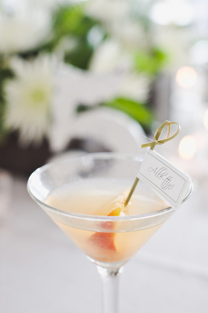 Cocktail marque-place pour votre mariage