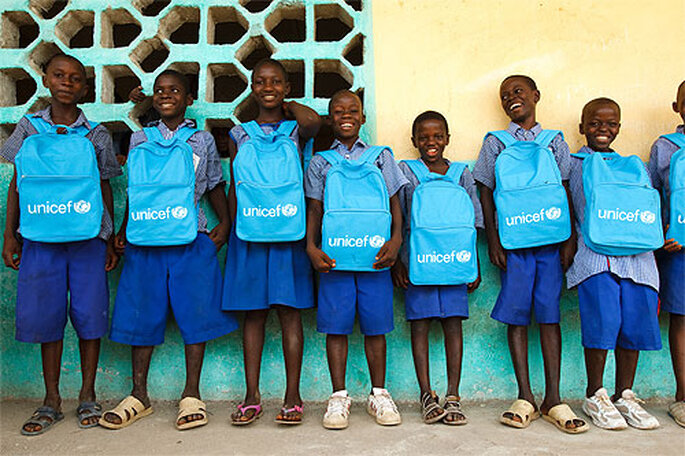 Con el Regalo Azul de UNICEF ayudas a construir un mundo mejor. Foto: UNICEF