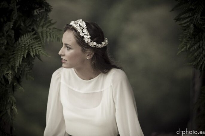 Sesión de fotos de novia inspirada en una princesa enamorada - Foto d-photo.es