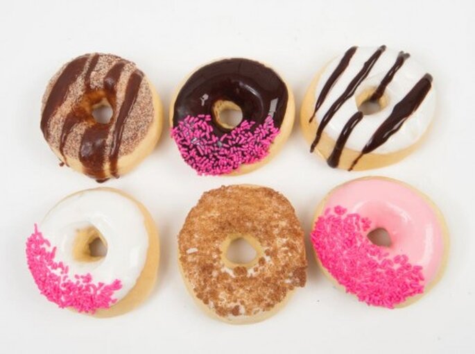 Ofrece donas como postre el día de tu boda - Foto Holey Donuts! Facebook