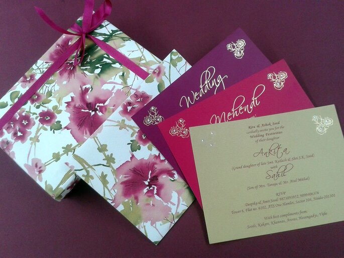 Credit: Classic Designer Wedding Cards & Stationary.