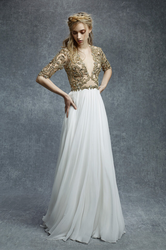 Las tendencias más grandiosas en vestidos de novia 2015 - Reem Acra Oficial