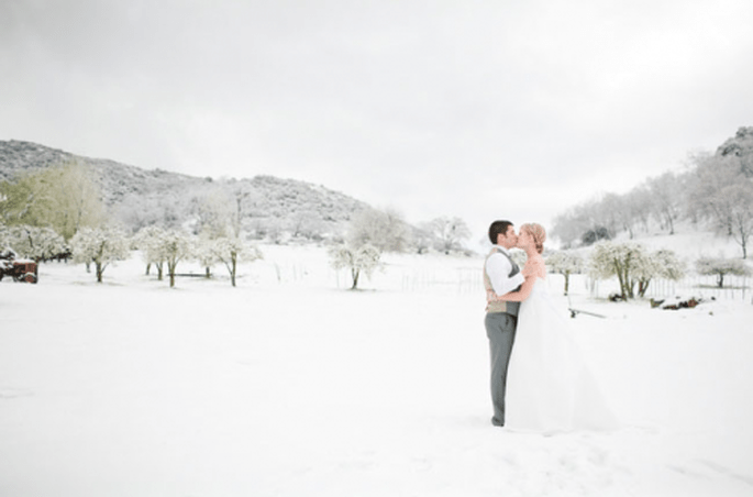 Mariage à la montagne : quoi de plus romantique ? - Photo : Green Wedding Shoes