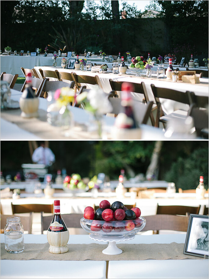 Frutas en la decoración de tu boda - Foto Joe + Kathina