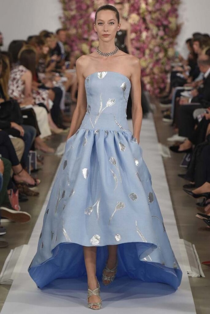 Elegantes y femeninos vestidos de fiesta primavera 2015 - Foto Oscar de la Renta