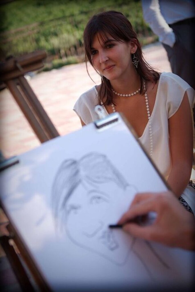 caricaturiste pour animation de mariage