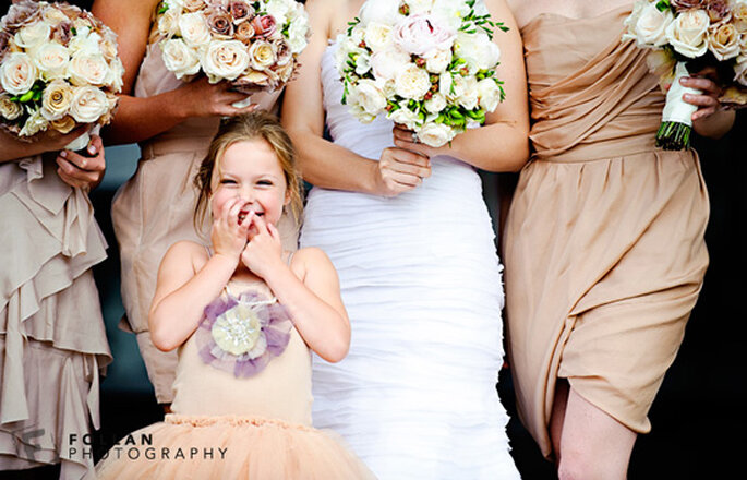 Fórmulas para disfrutar a los invitados más pequeños en tu boda - Foto Follan Photography