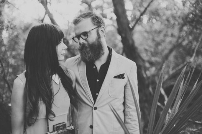 Romantique séance photo avec pour inspiration l'univers de Wes Anderson - Photo Alyssa Shrock