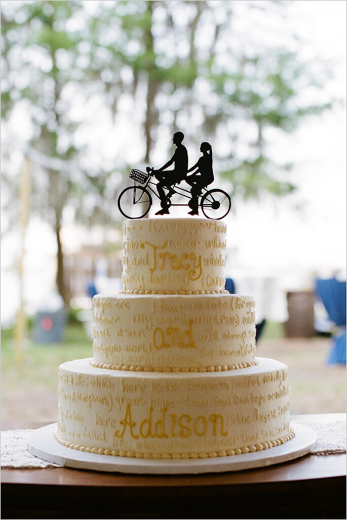Muñecos originales para el pastel de bodas - Foto Kallima Photography