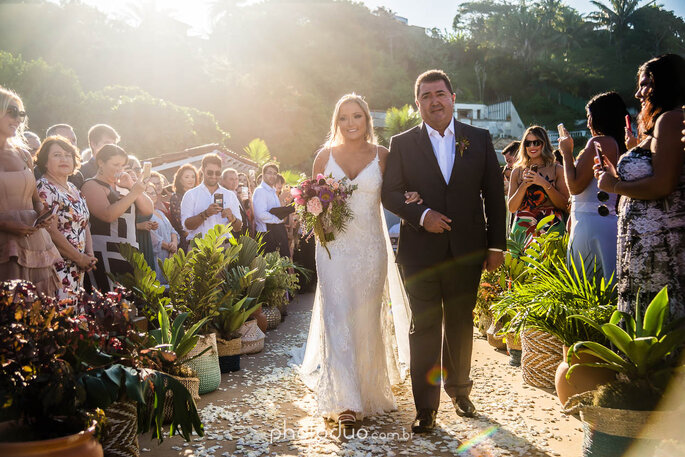 Casamento de frente para o mar no Rio de Janeiro