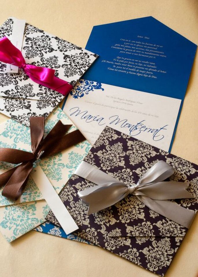 Invitaciones de boda que le darán un toque de increíble originalidad - Foto Le Bomboniere Shope