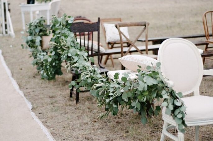 Mobiliario con diseños súper originales para decorar una boda - Foto Green Door Photography
