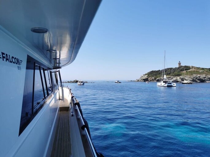 Yacht pour mariage sur la Côte d'Azur