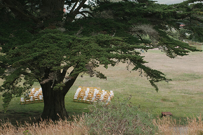 Una boda de encanto cubierta por una romántica neblina - Foto The Weaver House