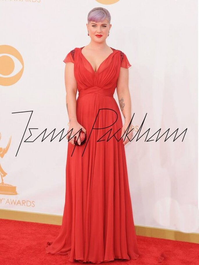 Vestido de fiesta de Kelly Osbourne en los premios Emmy - Foto Jenny Packham