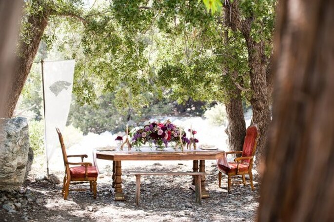 Montaje para un banquete de bodas inspirado en Game of Thrones - Foto Candice Benjamin