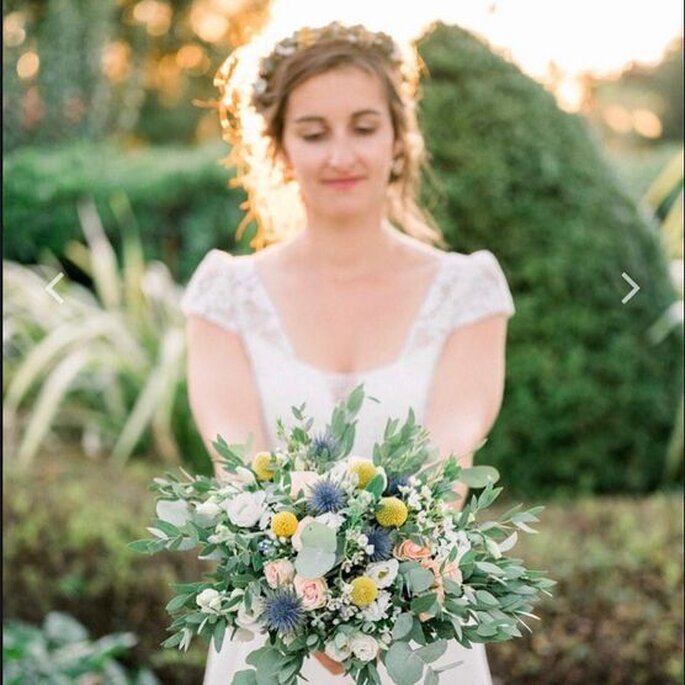 Bouquet de la marié naturel et champêtre