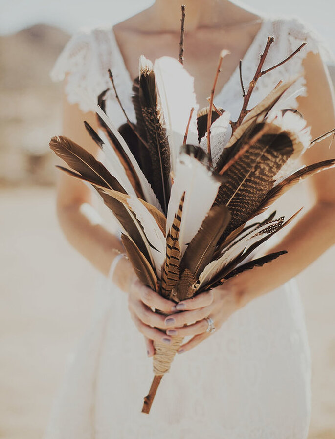 bouquet de fleurs original tradition mariage 